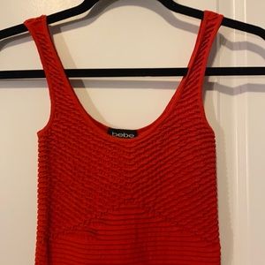 Bebe red dress